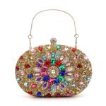 Elegant Pearl Handle Floral Clutch Bag for Women - Image 22