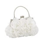 18Pcs Elegant Red Floral Evening Clutch Bag – Vintage Rose Design - Image 7