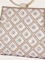 Women's Rhinestone Embellished Evening Clutch Bag – - Image 7