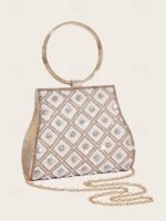 Women's Rhinestone Embellished Evening Clutch Bag – - Image 2