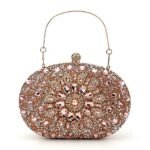Elegant Pearl Handle Floral Clutch Bag for Women - Image 20