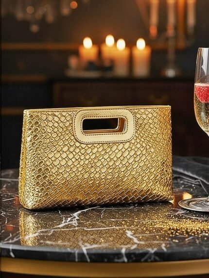 Women's Faux Leather Handbag with Chain Strap, Available in