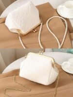 Women's Pearl Handle Vintage Clutch Purse – Elegant - Image 7