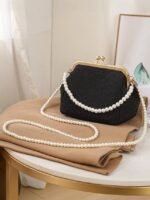 Women's Pearl Handle Vintage Clutch Purse – Elegant - Image 6