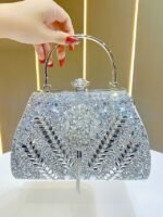 15Pcs Women's Sequin Beaded Evening Clutch Bag, Polyester Luxury - Image 14