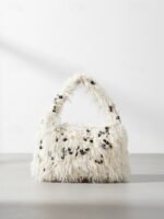 Elegant Pearl Handle Floral Clutch Bag for Women - Image 17