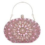 Elegant Pearl Handle Floral Clutch Bag for Women - Image 16